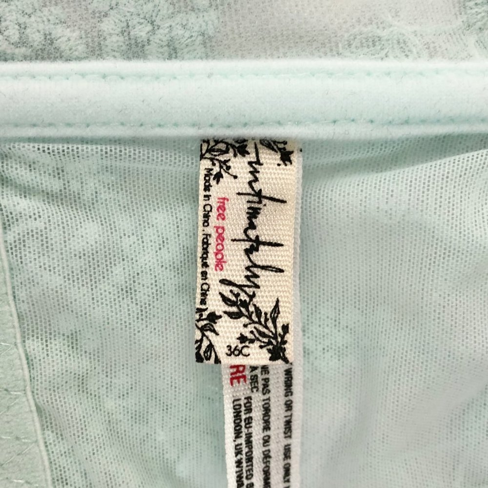 New Free People Daydreamer Ice Fog Lace Bra - Picture 11 of 14